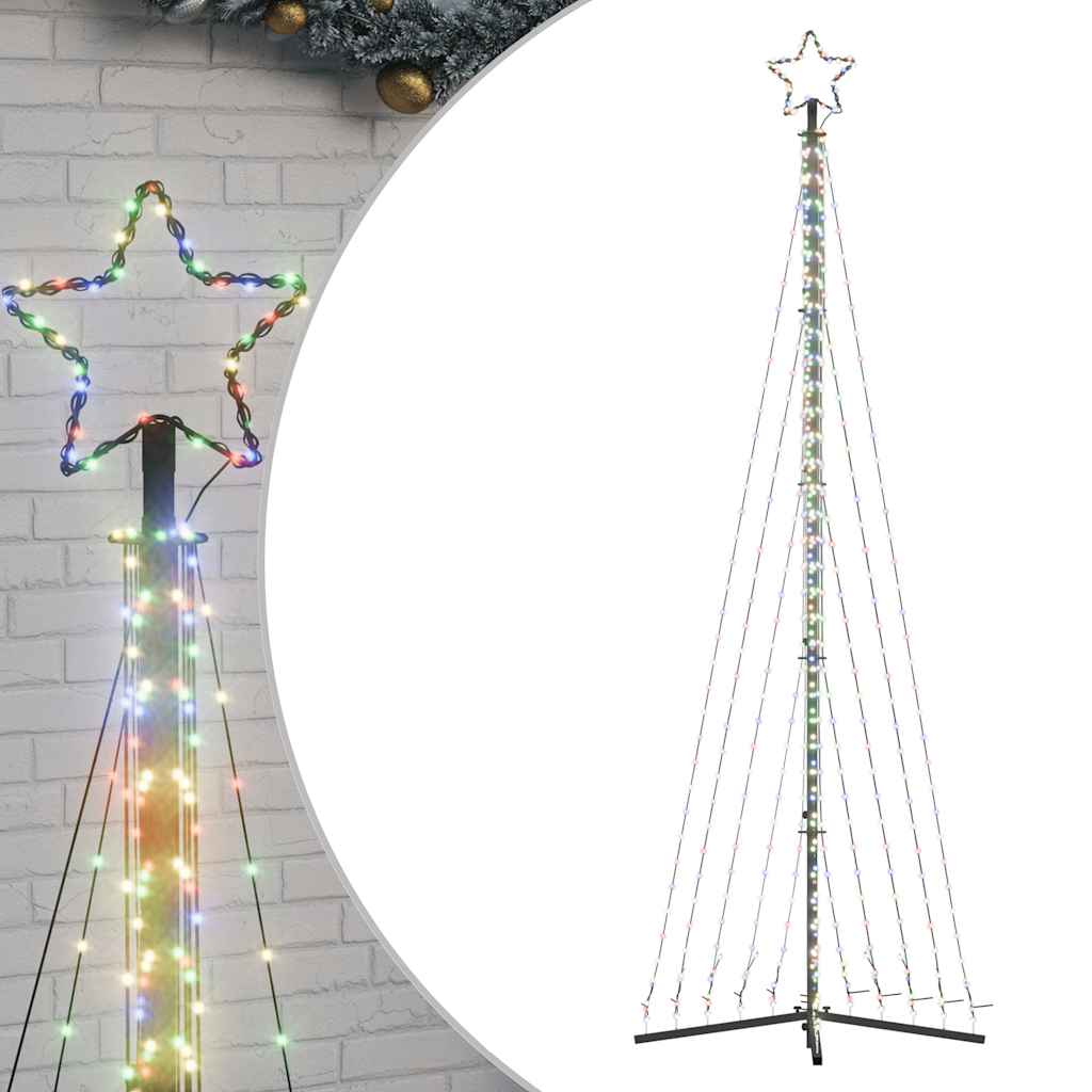 Vidaxl LED Arbre de Noël 495 LEDS coloré 300,5 cm