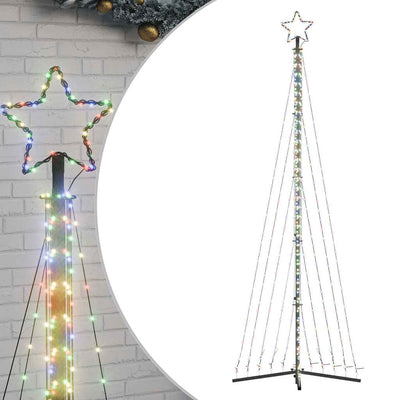 Vidaxl LED Arbre de Noël 495 LEDS coloré 300,5 cm