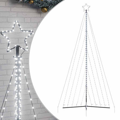 Vidaxl LED Arbre de Noël 570 LEDS Cold White 399 cm