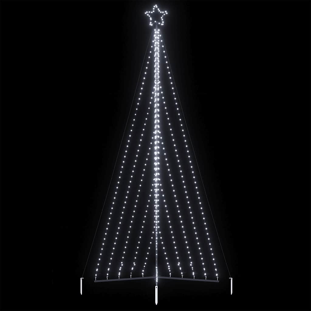 Vidaxl LED Arbre de Noël 570 LEDS Cold White 399 cm
