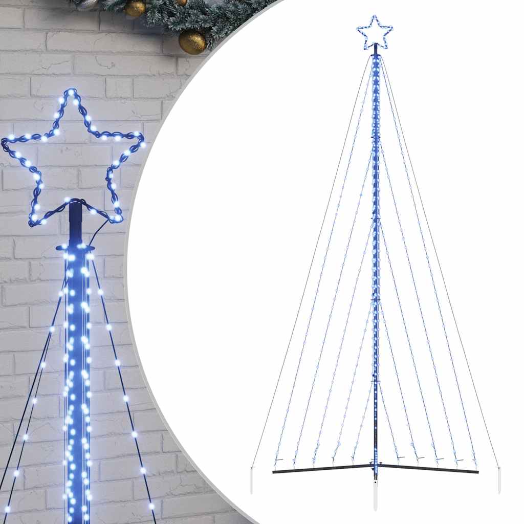 Vidaxl LED Arbre de Noël 570 LEDS 399 cm bleu