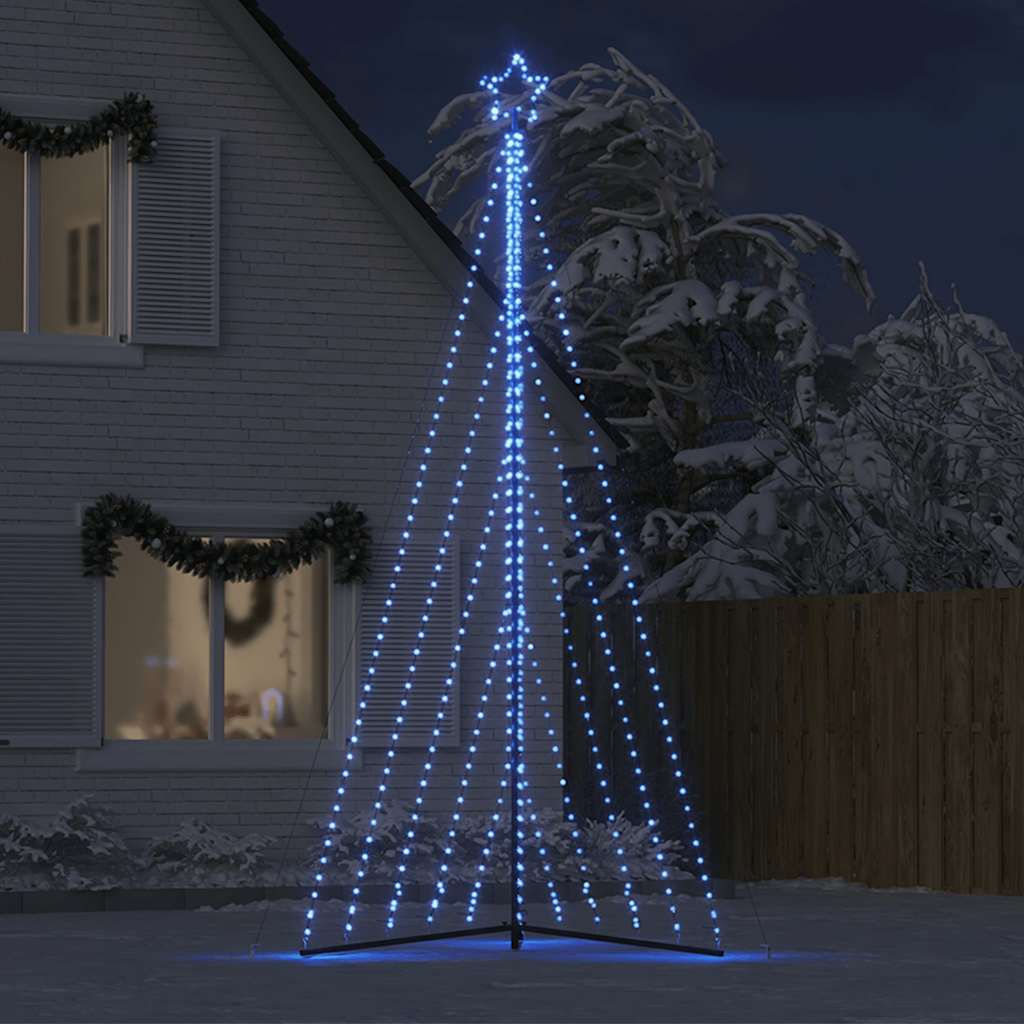 Vidaxl LED Arbre de Noël 570 LEDS 399 cm bleu