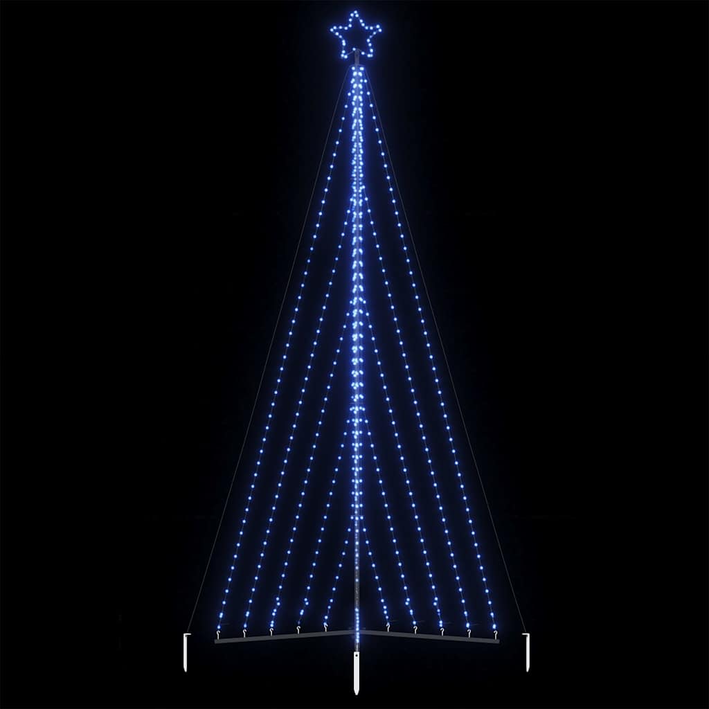 Vidaxl LED Arbre de Noël 570 LEDS 399 cm bleu