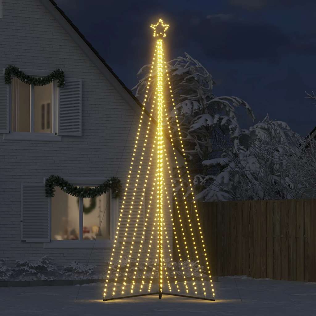 Vidaxl LED Arbre de Noël 789 LEDS blanc chaud 476 cm