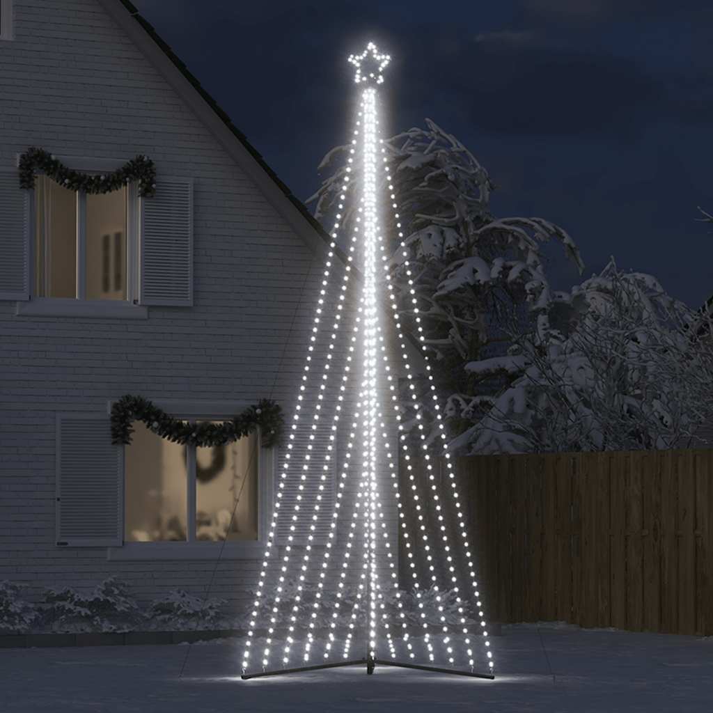 Vidaxl LED Arbre de Noël 789 LEDS Cold White 476 cm
