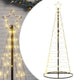 Vidaxxl Sapin de Noël LED 200 LED blanc chaud 180 cm