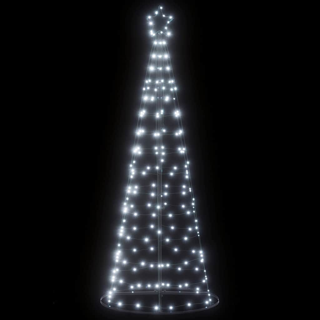 Vidaxl LED Arbre de Noël 200 LEDS blanc froid 182 cm