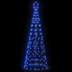 Vidaxl LED Arbre de Noël 200 LEDS 182 cm bleu