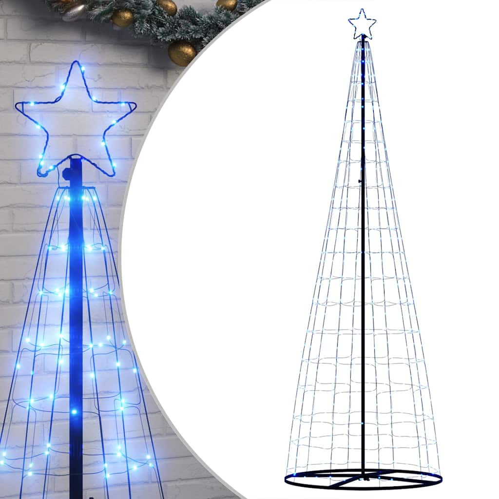 Vidaxl LED Arbre de Noël 550 LEDS 304 cm bleu