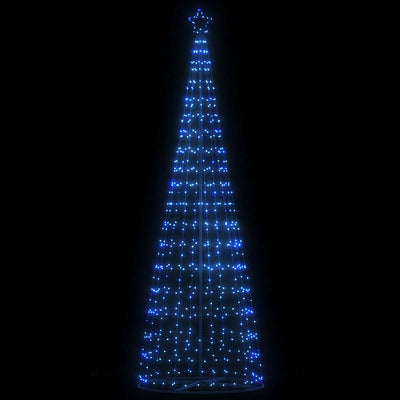 Vidaxl LED Arbre de Noël 550 LEDS 304 cm bleu