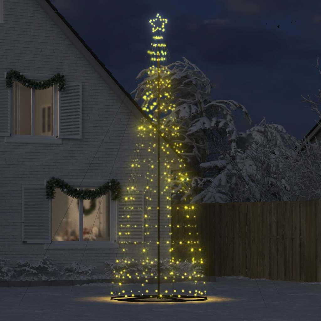 Vidaxl LED Arbre de Noël 1534 LEDS blanc chaud 503 cm