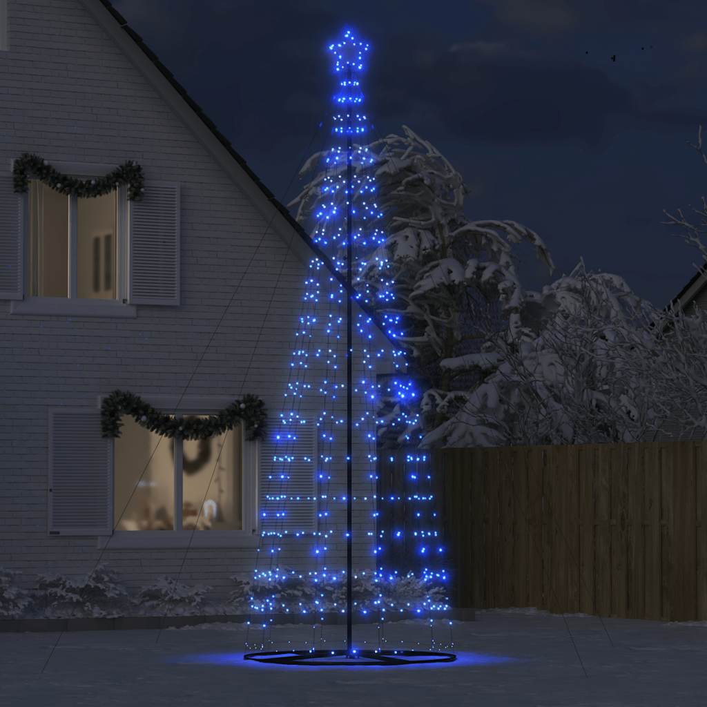 Vidaxl LED Arbre de Noël 1534 LEDS 503 cm bleu