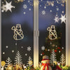Vidaxl Lumières de Noël Snowman Silhouette 2 ST 35 LEDS WHITE CHAUD
