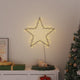 Vidaxl Christmas Lights Star Silhouette 80 LEDS WHITE CHAUD