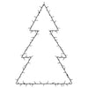 Vidaxl Christmas Lighting Christmas Silhouette 115 LEDS WHITE CHAUD