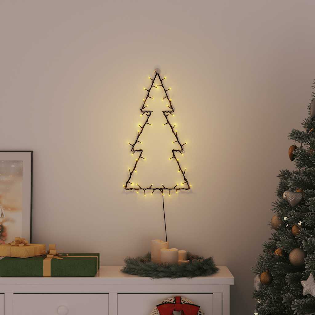 Vidaxl Christmas Lighting Christmas Silhouette 80 LEDS WHITE CHAUD