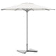 Vidaxl Parasol Football Plates 2 St triangulaire 14 kg Granite Gray