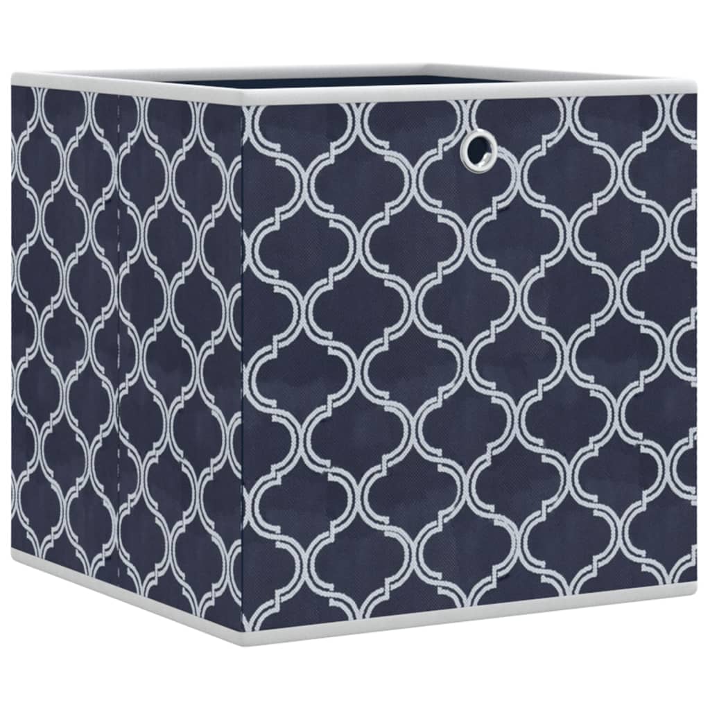 Boîtes de rangement vidaxl 10 pcs pliables 32x32x32 cm en tissu non connecté