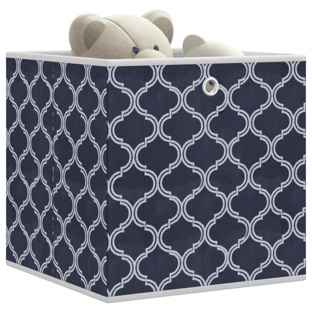 Boîtes de rangement vidaxl 10 pcs pliables 32x32x32 cm en tissu non connecté