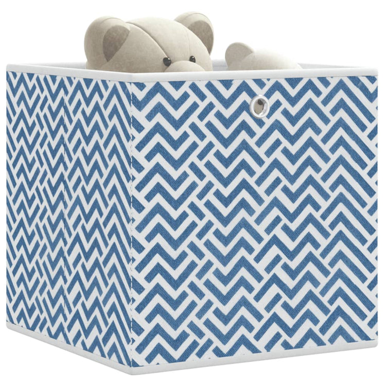 Boîtes de rangement vidaxl 10 pcs pliables 32x32x32 cm en tissu non connecté