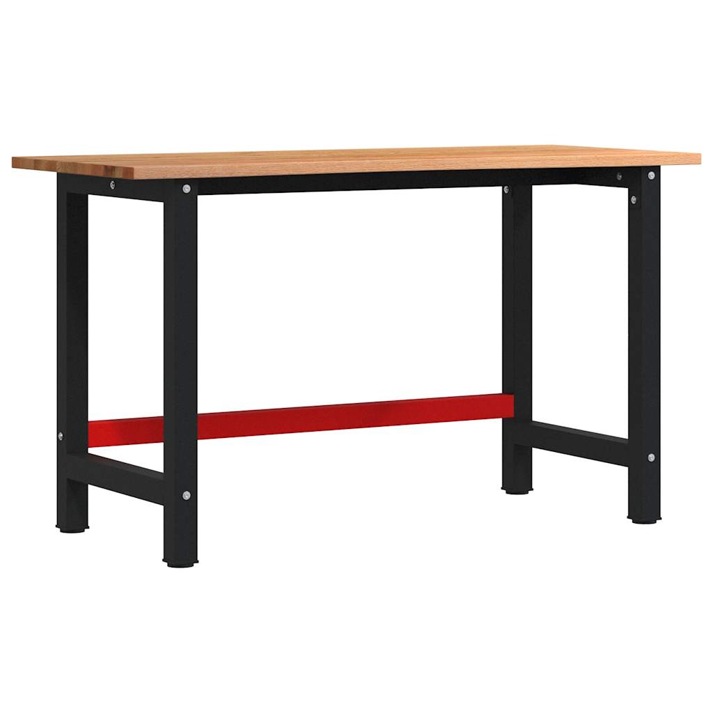 Etabli Vidaxx 140x60x81,5 cm chêne massif marron clair