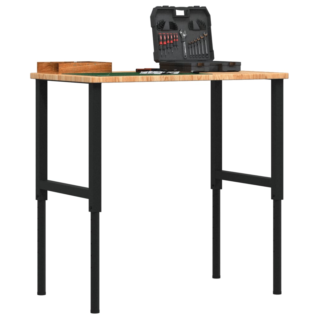 Vidaxx établi rectangle 100x60x (71,5-98) cm chêne marron clair