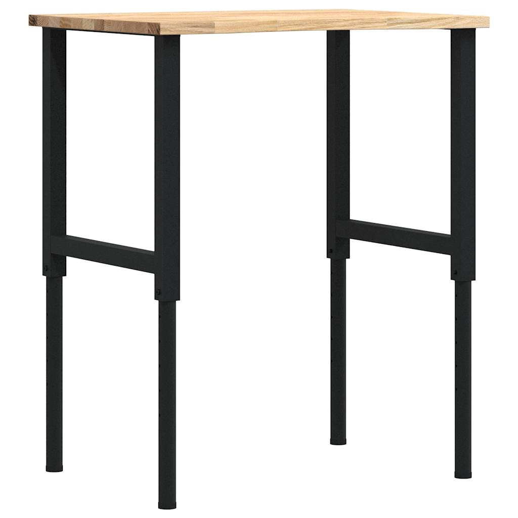 Etabli Vidaxx 80x60x (71,5-98) cm chêne massif