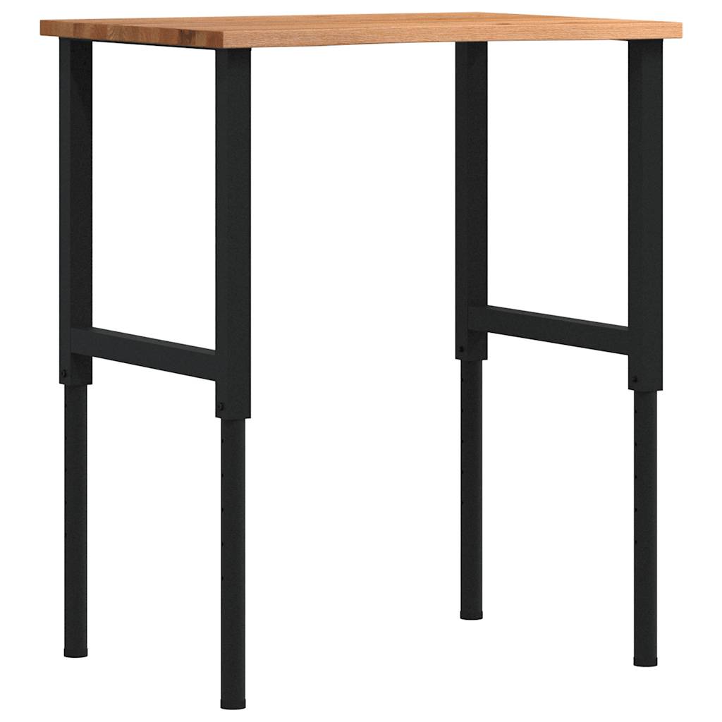 Établi Vidaxx 80x60x (71,5-98) cm chêne brun clair