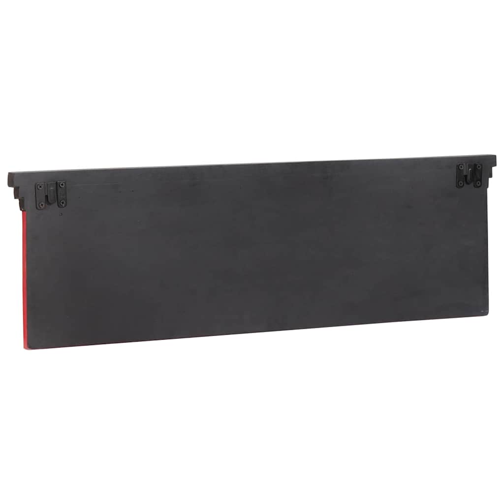 Vidaxx porte-manteau noir 80 x 25 x 2 cm en bois de manguier massif