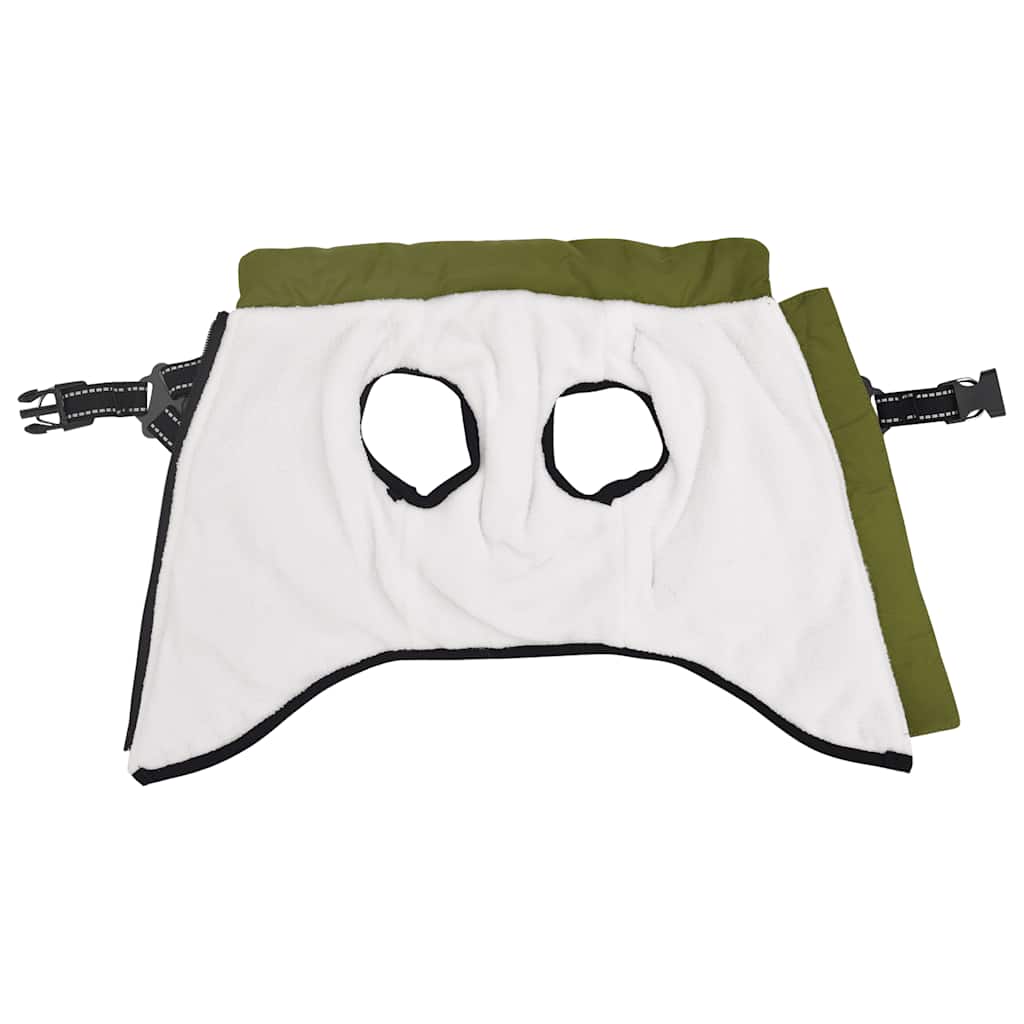 Vidaxl Mabin Dog avec armure étanche réfléchie de l'armée verte S