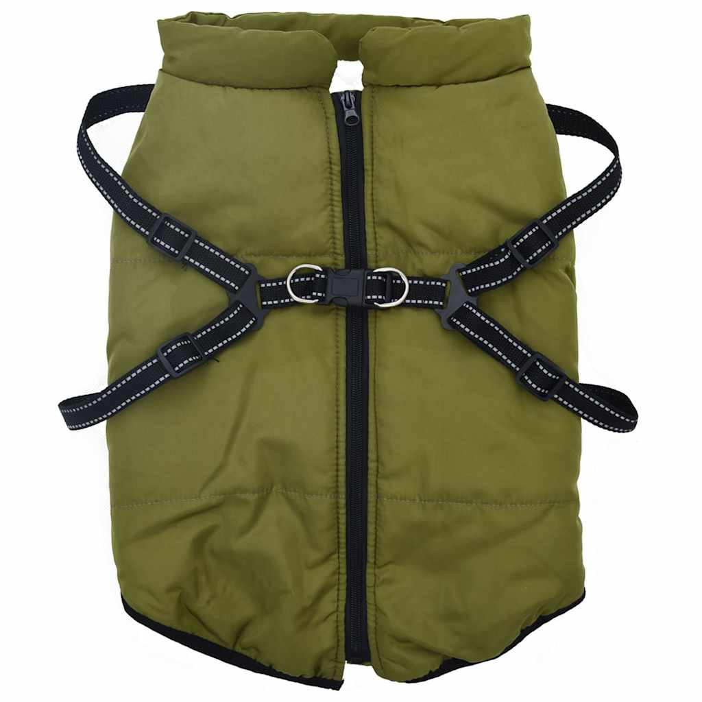 Vidaxl Mabin Dog avec armure étanche à la réflexion réfléchie verte 6xl