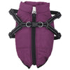 Veste de chien vidaxl avec armure étanche réfléchie violette l36