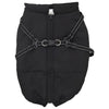 Veste de chien vidaxl avec armure étanche à réflexion noir 3xl