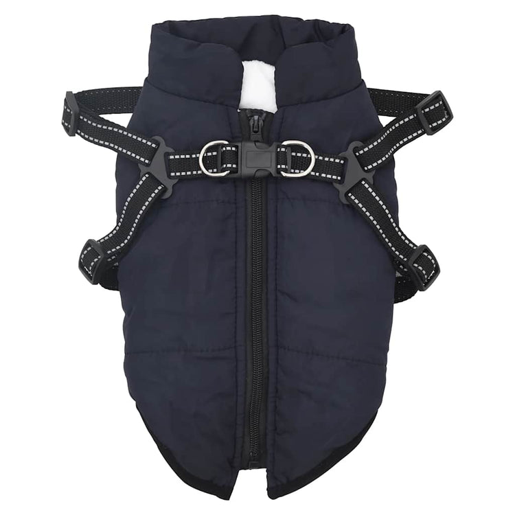 Vidaxl Chernet Dog avec armure étanche bleu marine réfléchissant L