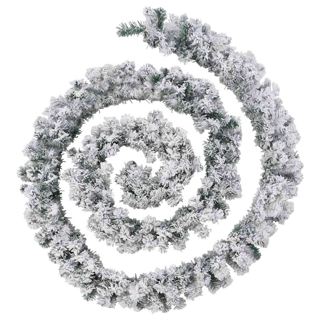 Vidaxl Garland de Noël avec éclairage LED 10 m en PVC vert