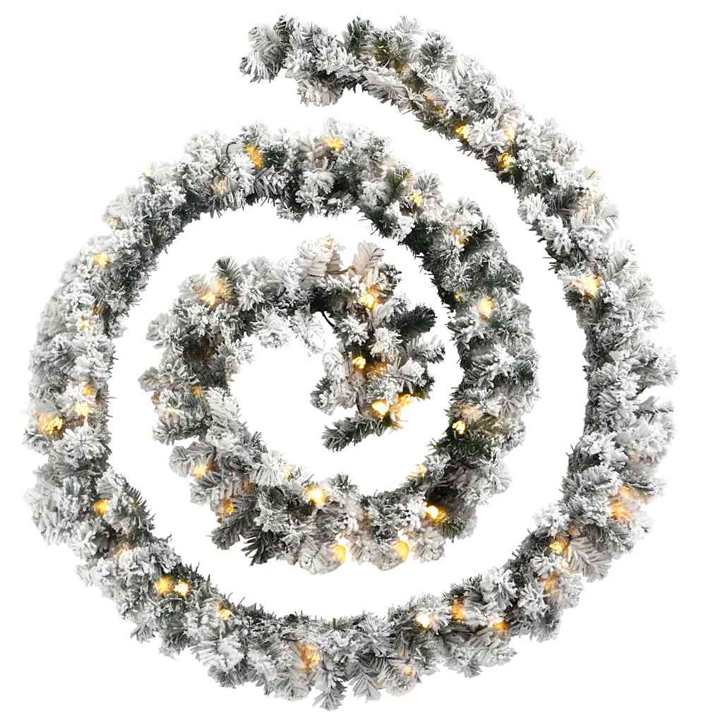Vidaxl Garland de Noël avec éclairage LED 20 M PVC vert