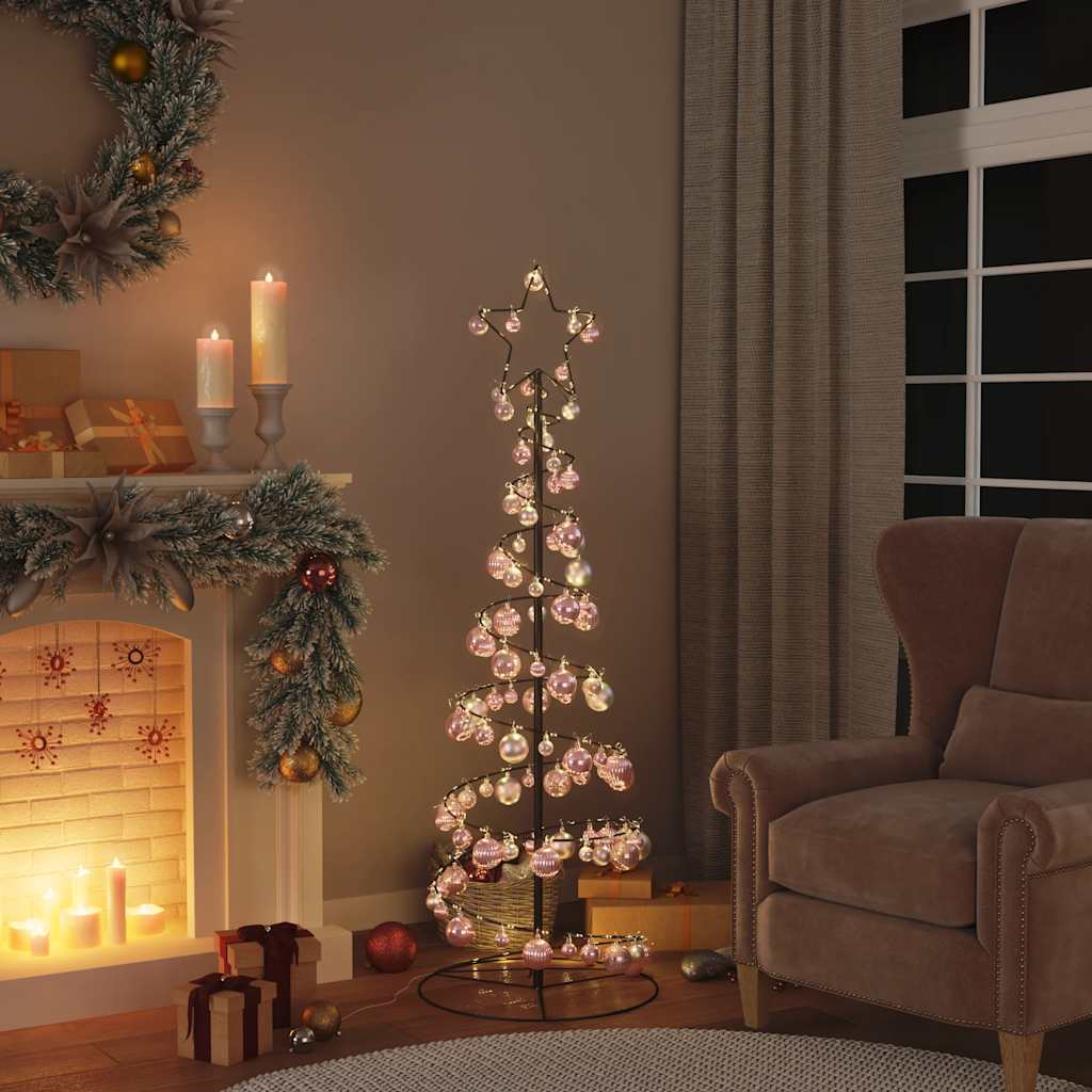 Vidaxl Boules de Noël 100 st Ø3 4 6 cm rose