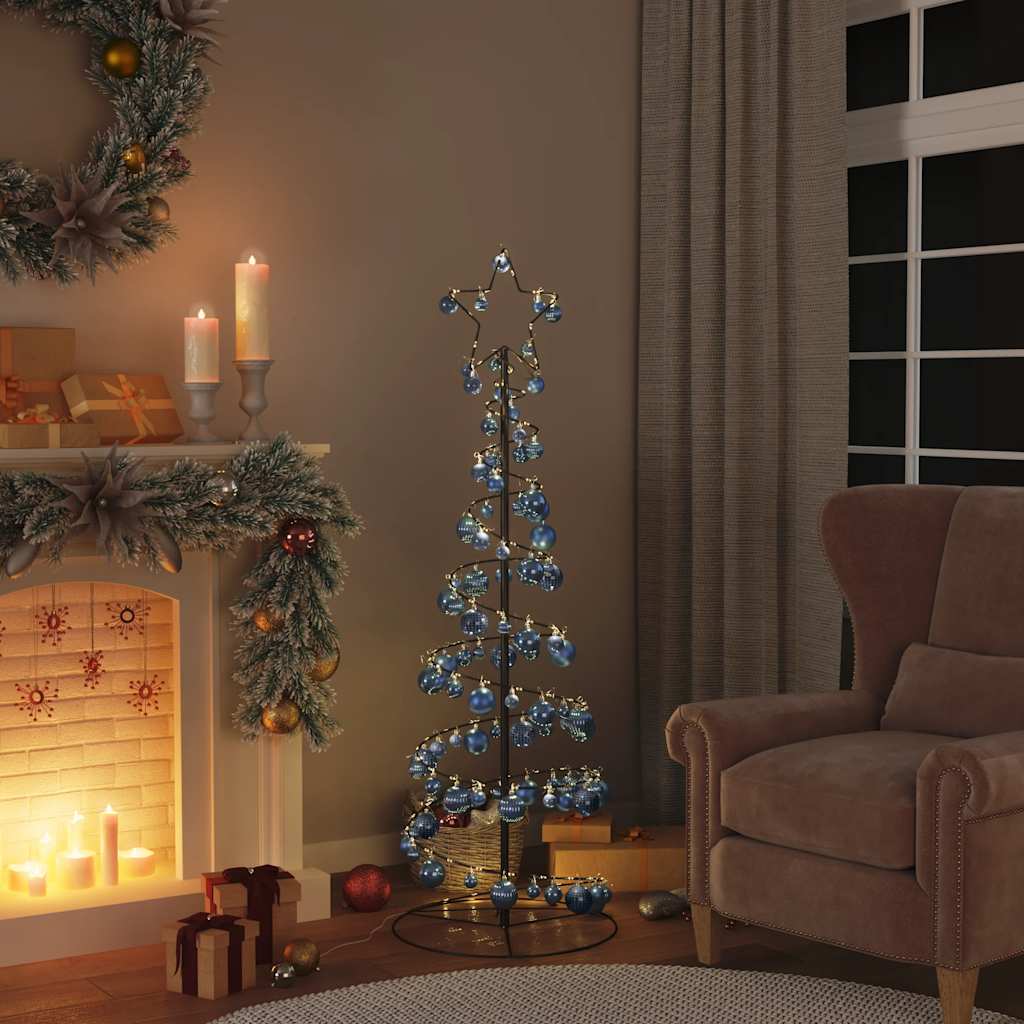 Vidaxl Boules de Noël 100 st Ø3 4 6 cm bleu