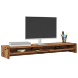 Vidaxl Monitor standard 100x24x13 cm Bois transformé Old Wood coloré - afbeelding 1