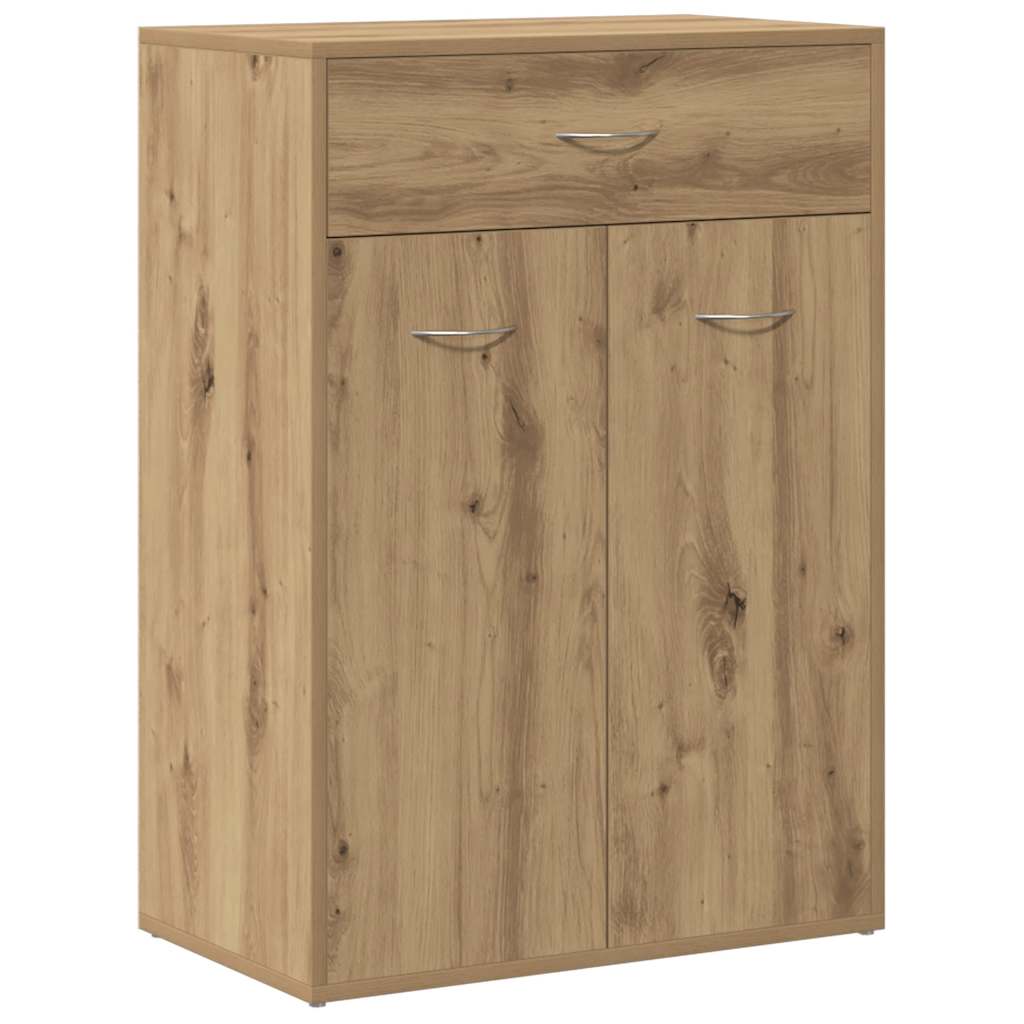 VidaXL meuble à chaussures 60x35x84 cm bois travaillé, couleur chêne artisanal