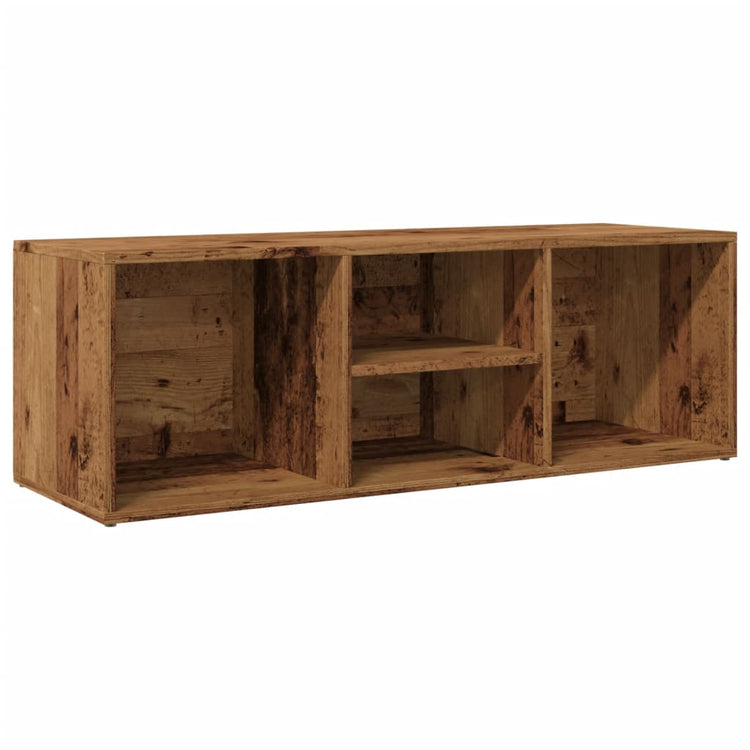 Canapé de rangement à chaussures vidaxl 105x35x35 cm bois transformé vieux bois coloré
