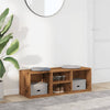 Canapé de rangement à chaussures vidaxl 105x35x35 cm bois transformé vieux bois coloré