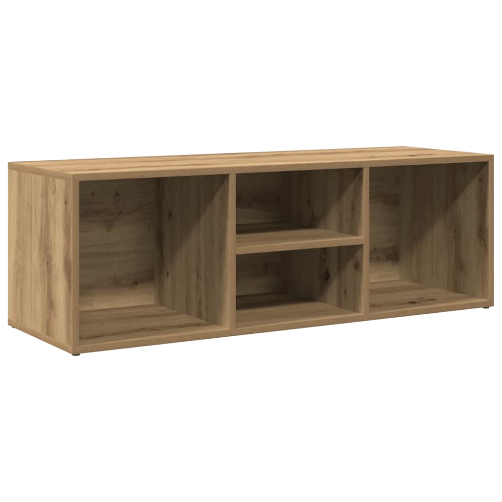 Canapé de rangement à chaussures vidaxl 105x35x35 cm en bois de bois transformé en chêne artisanal