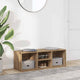 Canapé de rangement à chaussures vidaxl 105x35x35 cm en bois de bois transformé en chêne artisanal