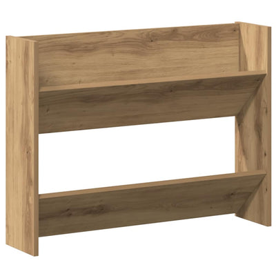 Armoire à chaussures murales vidaxl 80x18x60 cm Couleur de chêne artisanal en bois transformé