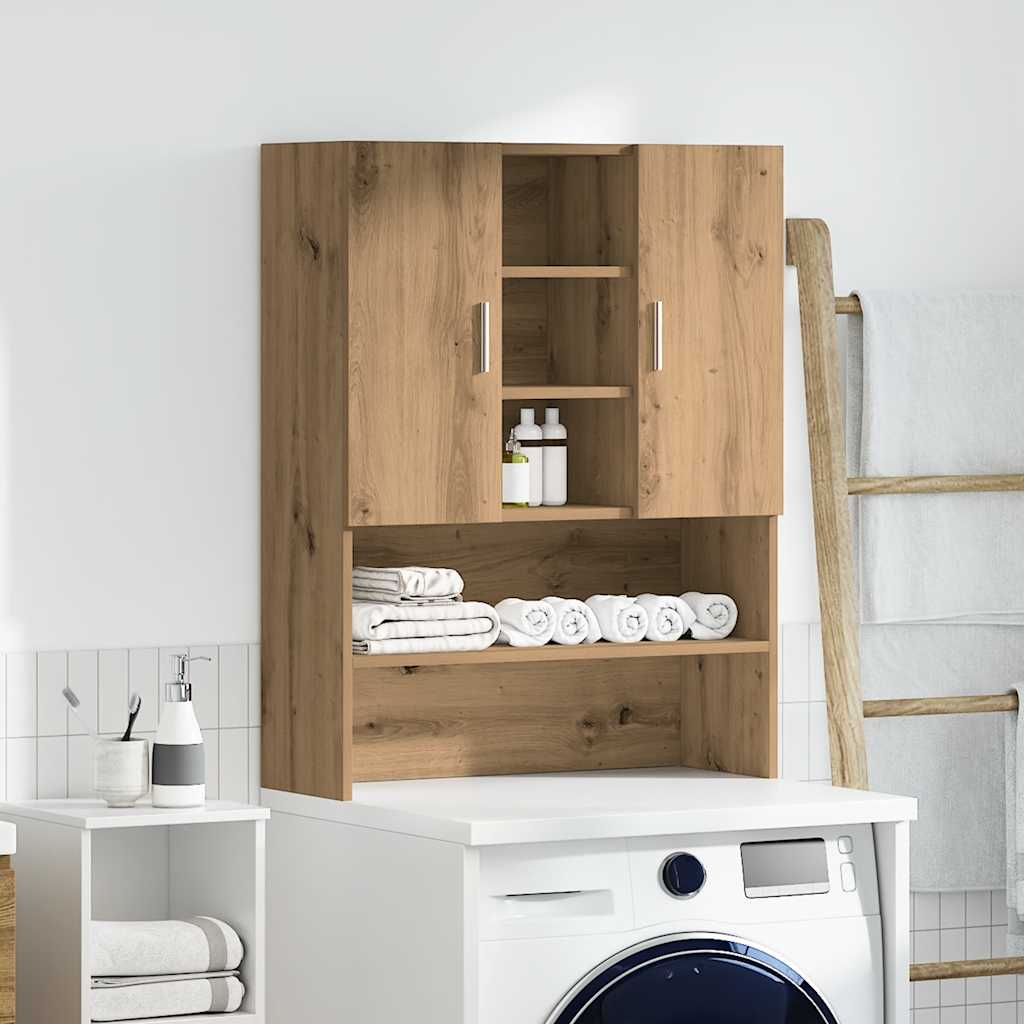 Vidaxl Washing Machine Cabinet 70.5x25.5x90 cm Couleur de chêne artisanal