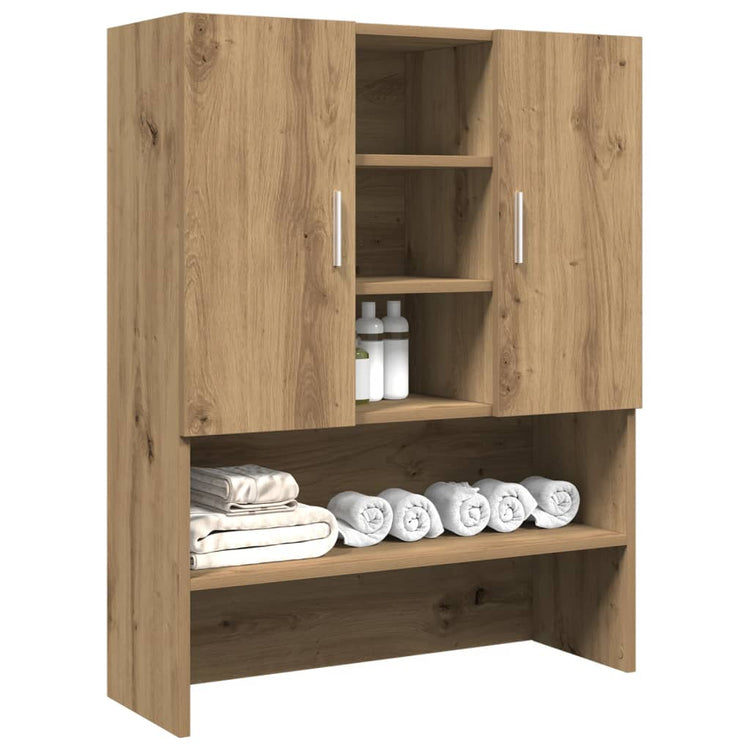 Vidaxl Washing Machine Cabinet 70.5x25.5x90 cm Couleur de chêne artisanal