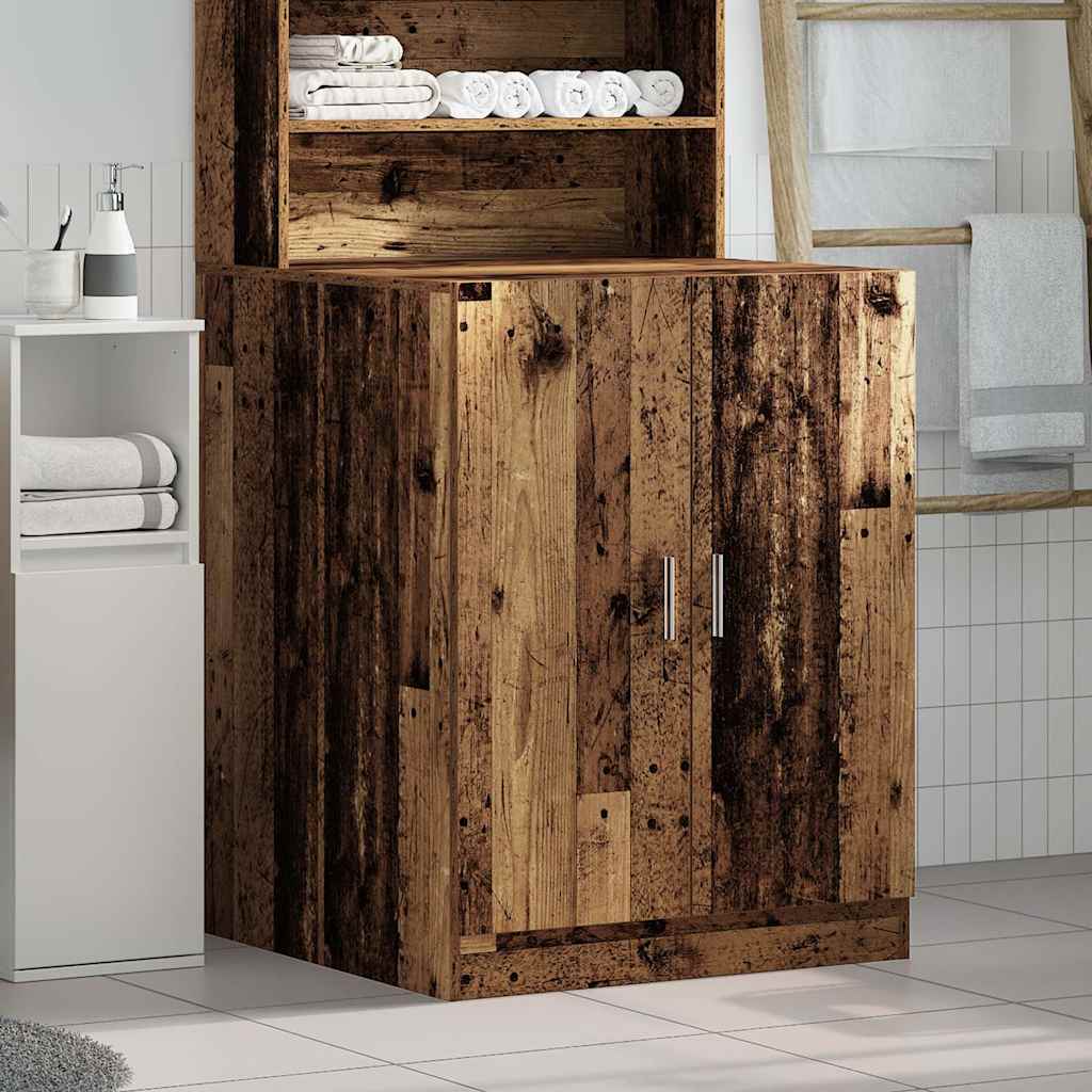 Vidaxl Washing Machine Counboard 70.5x71.5x91.5 cm Old Wood Colored