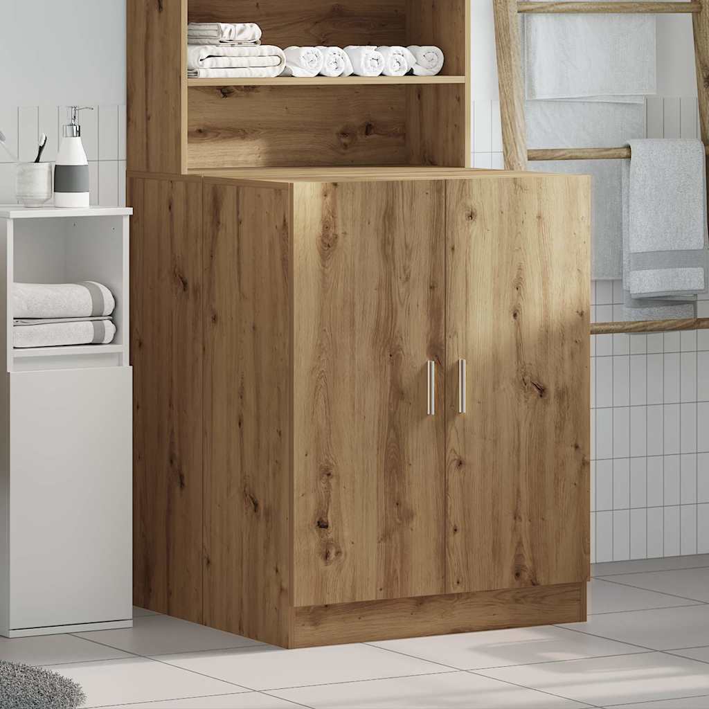 Vidaxx meuble lave-linge 70,5x71,5x91,5 cm artisanal couleur chêne
