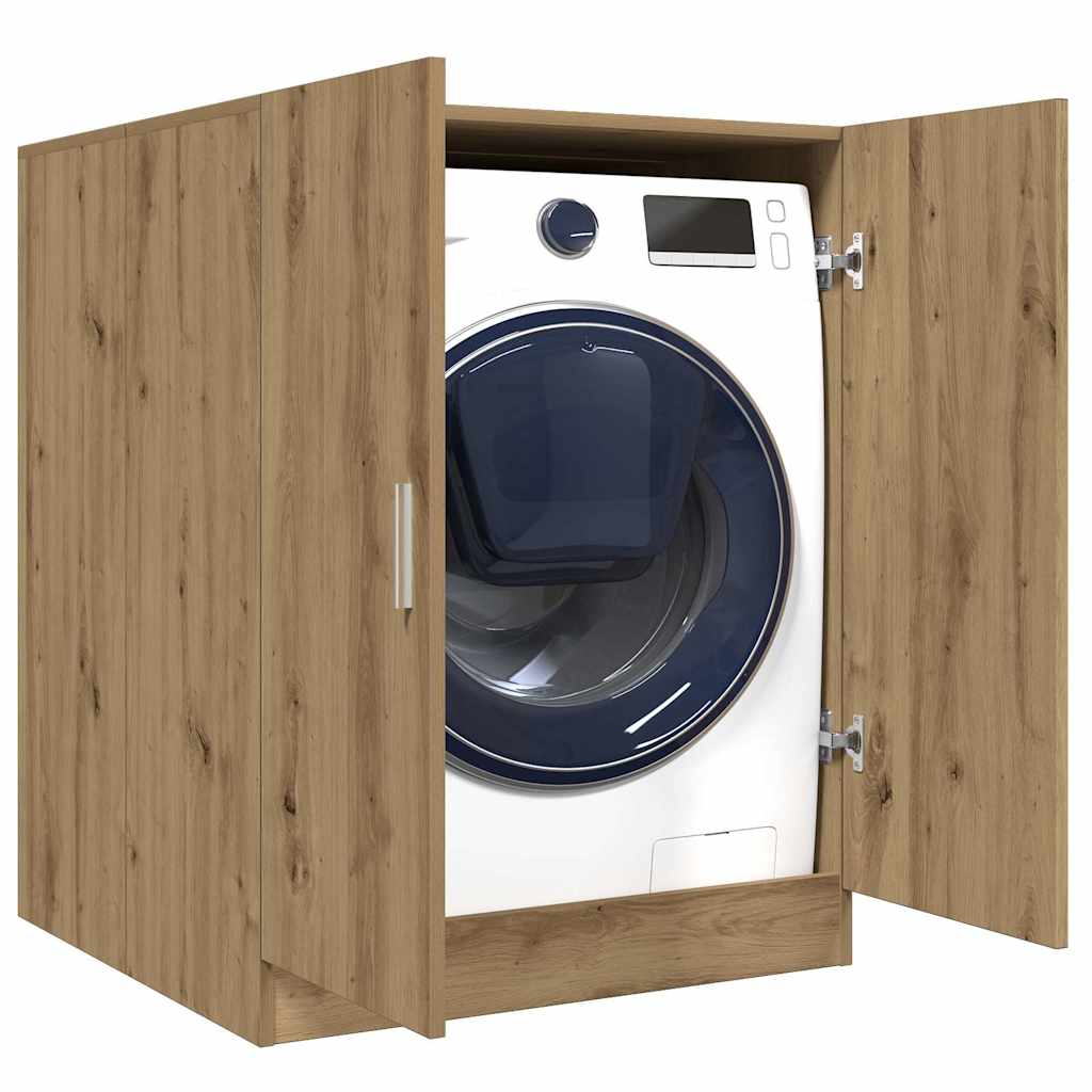 Vidaxx meuble lave-linge 70,5x71,5x91,5 cm artisanal couleur chêne